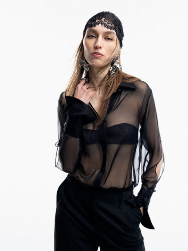 THE SHEER AURA BLOUSE