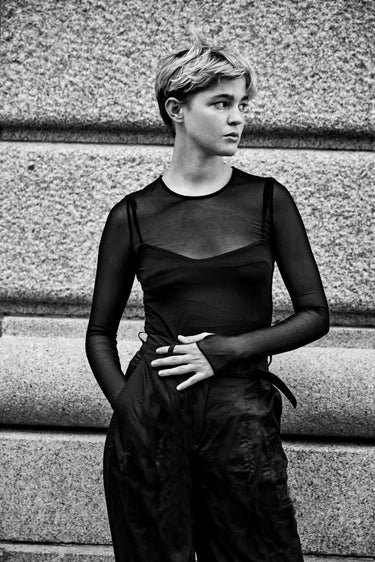 TRANSPARANT LONGSLEEVE TOP