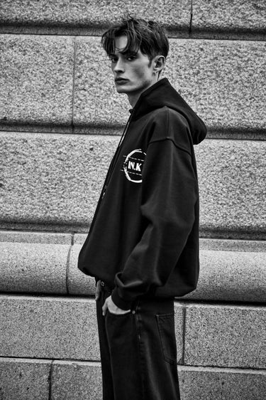 UNISEX PRINTED HOODED SWEATER