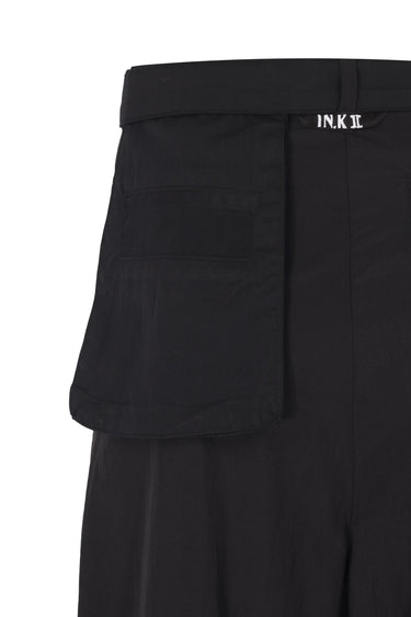 NYLON WIDELEG WITH POCKET DETAILED WAISTBAND