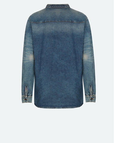 AUTHENTIC WASHED MEN’S DENIM OVERSHIRT
