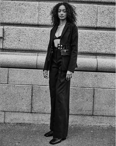 REVERSABLE CROPPED BLAZER