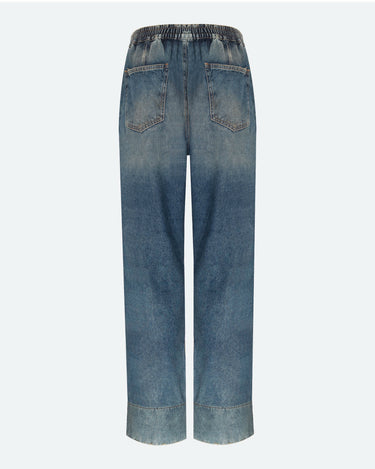 RELAXED FIT AUTHENTIC WASHED MEN’S DENIM JEANS
